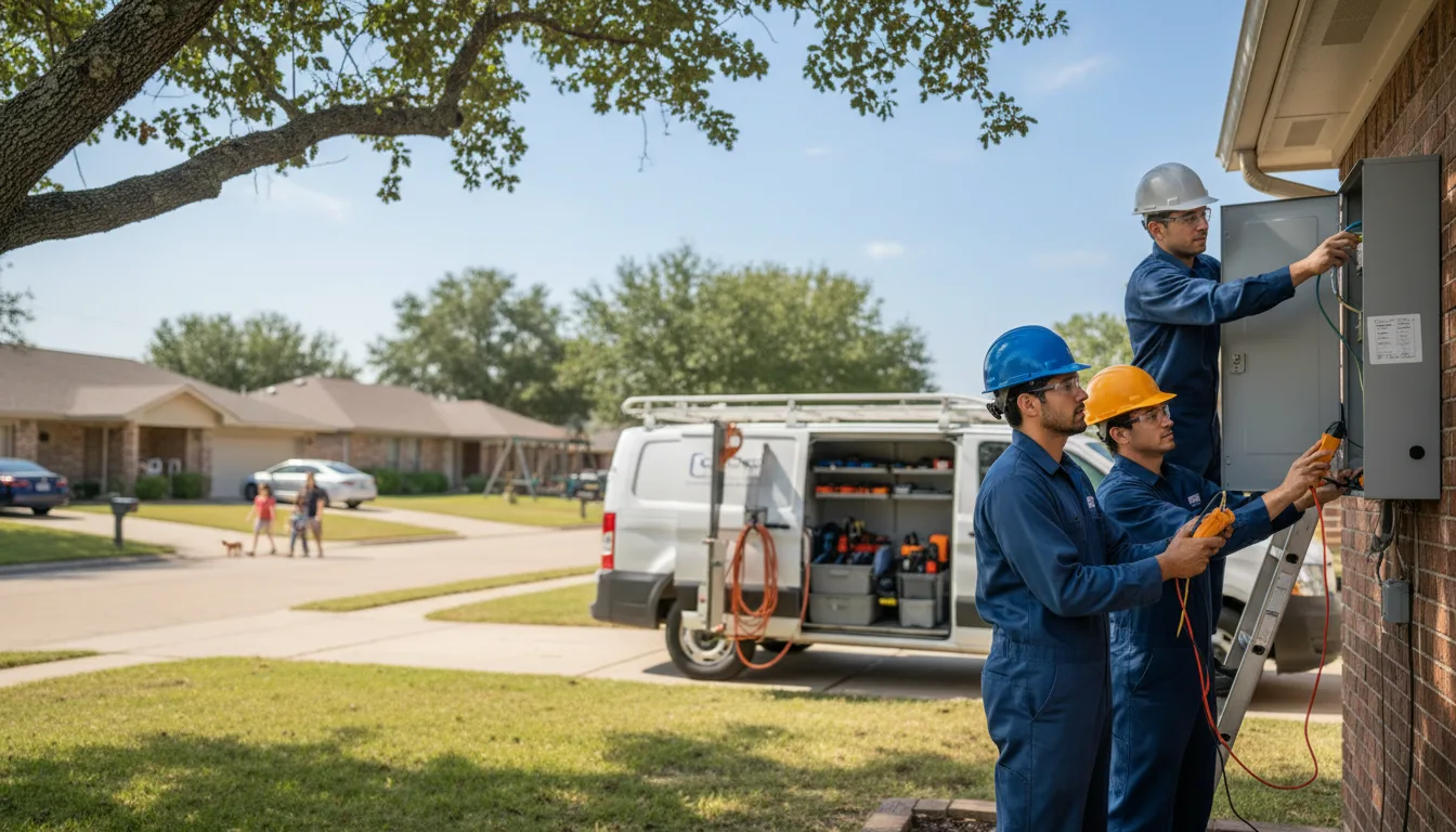 Certified electrician providing emergency electrical services in Collins, IA